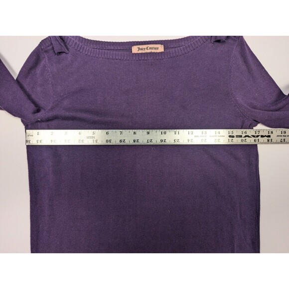 Juicy Couture Womens Knit Sweater Dress Long Sleeve Boat Neck XS (X Small) - Picture 10 of 12